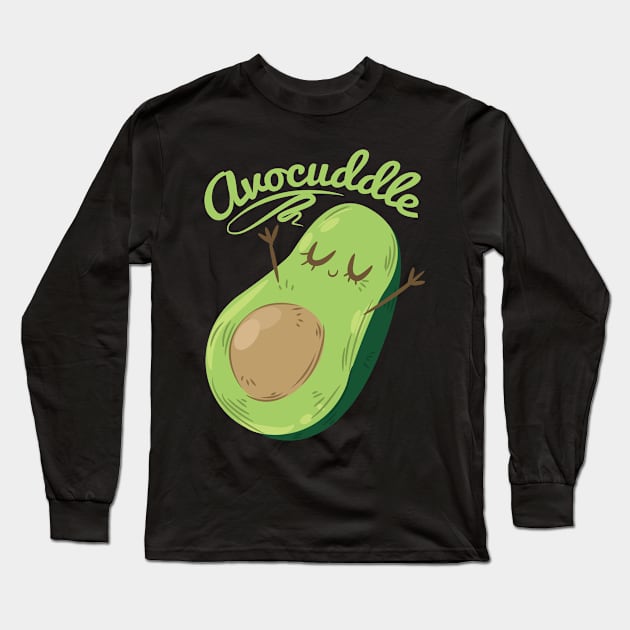 Avocuddle Long Sleeve T-Shirt by avshirtnation